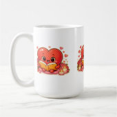 Love Stories Begin Within the Heart コーヒーマグカップ (左)