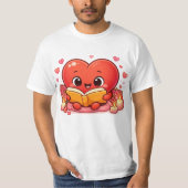 Love Stories Begin Within the Heart Tシャツ (正面)