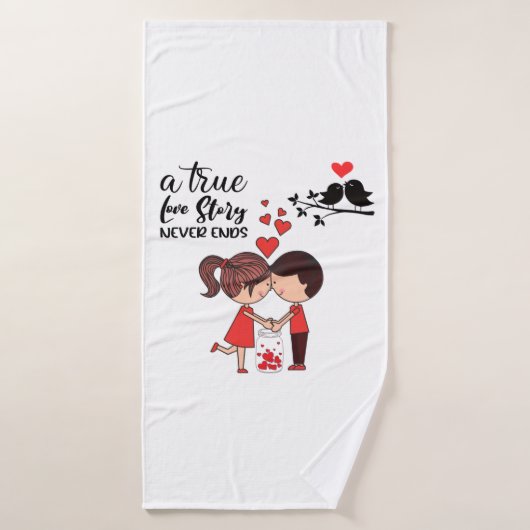 Love Story Bath Towel バスタオル (バスタオル)
