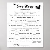 Love Story Game | ウェディング ポスター (正面)