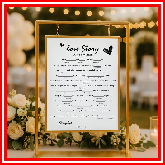 Love Story Game | ウェディング ポスター