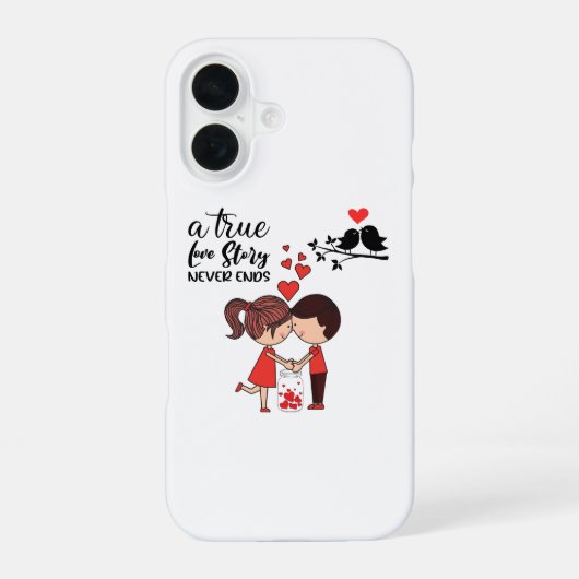 Love Story iPhone16 Case iPhone 16ケース (裏面)