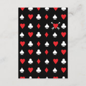 Love Stratd Las Vegasの追加結婚情報カード エンクロージャーカード (裏面)