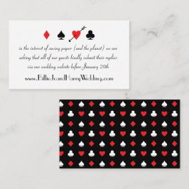 Love Strated Casinoのオ結婚ンラインRSVPカード エンクロージャーカード