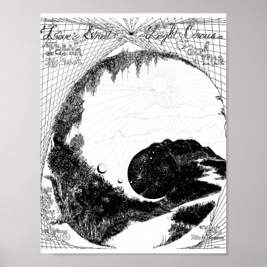 Love Street Light Circus flyer LoveStreetApr11&12' ポスター (正面)