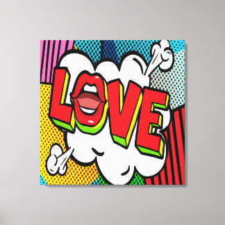 LOVE Stretted Canvas Print キャンバスプリント