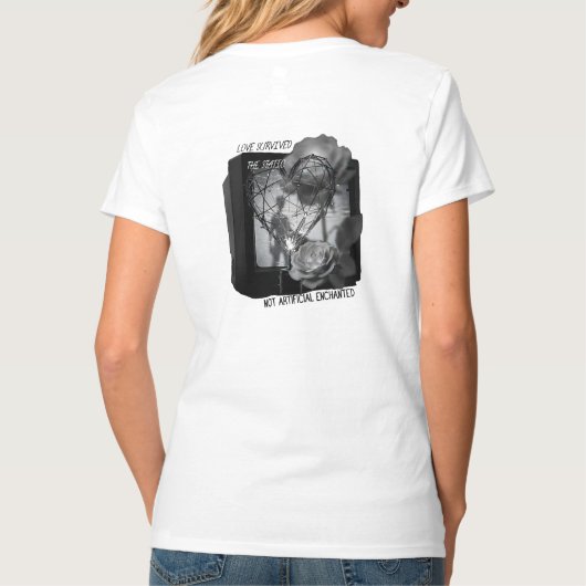 Love Survived the Static Tシャツ (裏面)