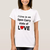 Love T運Shirtのオープン州 Tシャツ (正面)