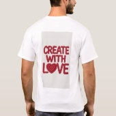 Love T-Shirtで作成 Tシャツ (裏面)