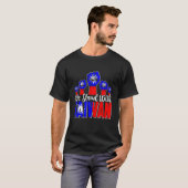 Love Taiwan Flag We Stand With Taiwan Raising Fist Tシャツ (正面フル)