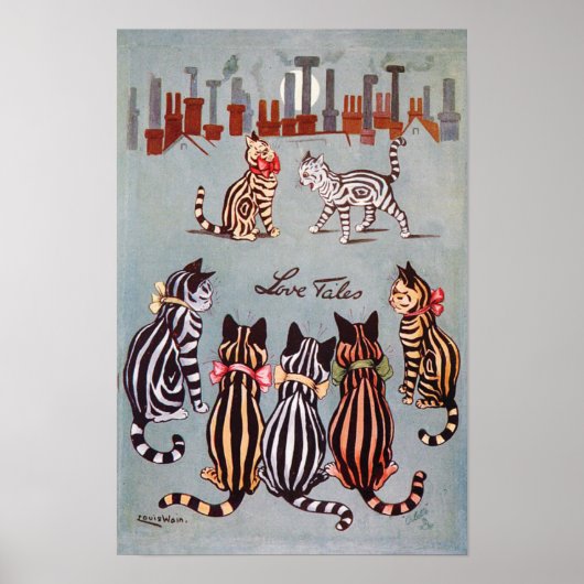Love Tales, Louis Wain ポスター (正面)