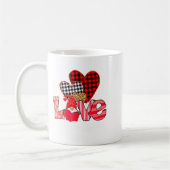 Love Teacher Squad Gnome Hearts Valentines Gnome T コーヒーマグカップ (左)