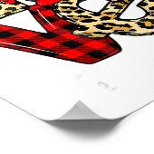 Love Teacher Squad Gnome Hearts Valentines Gnome T ポスター (角)