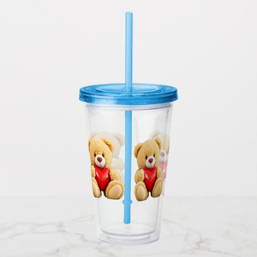Love Teddy アクリルタンブラー (右)