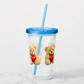 Love Teddy アクリルタンブラー (裏面)