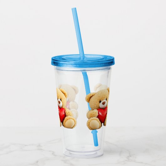 Love Teddy アクリルタンブラー (左)