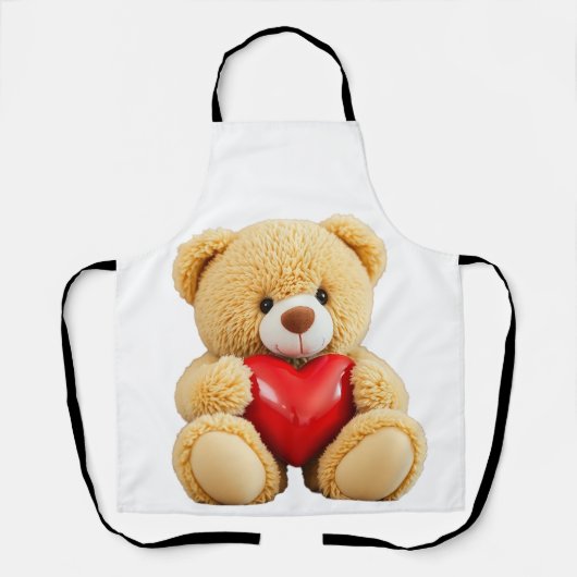 Love Teddy エプロン (正面)