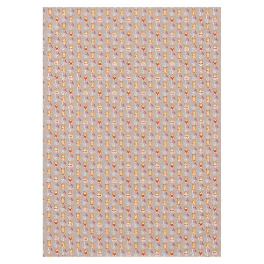 Love Teddy Bear テーブルクロス (正面)