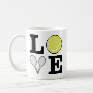 Love Tennis コーヒーマグカップ