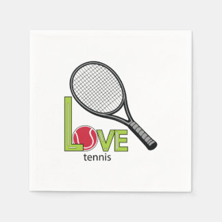 Love tennis スタンダードカクテルナプキン
