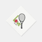 Love tennis スタンダードカクテルナプキン (角)
