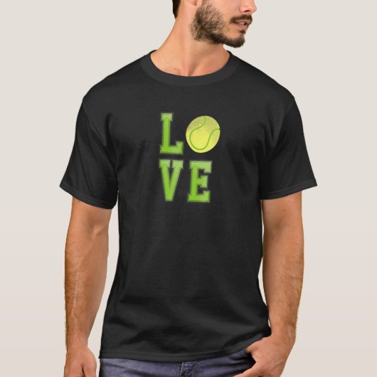 Love Tennis For Players 遊'S On Court Tennis Ba Tシャツ (正面)