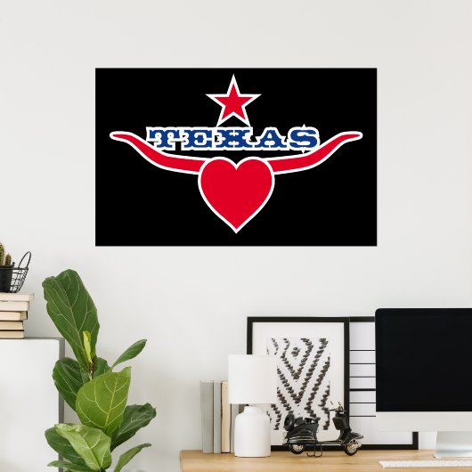 Love Texas ポスター (ホームオフィス)