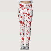 Love Text Art Leggings レギンス (正面)