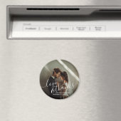 Love & Thanksのフォトカスタム結婚式の引き出物 マグネット (インサイチュ (食洗機))