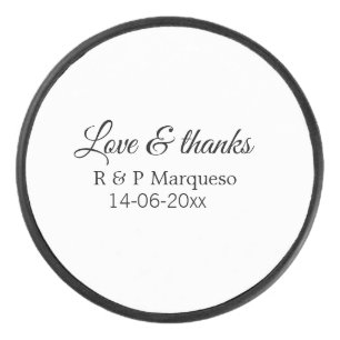 Love & thanks カップル名 結婚記念日 アイスホッケーパック