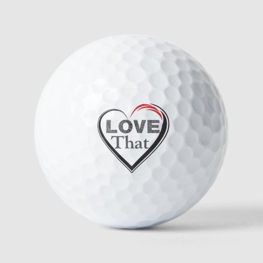Love That Golf Balls ゴルフボール (正面)