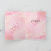 Love That Grows Deeper Moody Floral Greeting Card カード (内部)