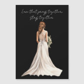 Love that Prays Together Wedding Greeting Card (正面)