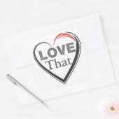 Love That Sticker スクエアシール (封筒)