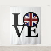 LOVE The 統一された Kingdom タペストリー (正面)