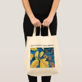 Love the Earth, fabric shopping bag トートバッグ (正面(商品))