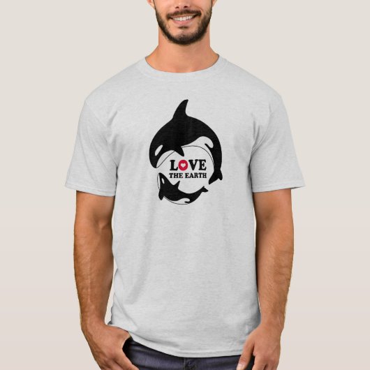 LOVE THE EARTH Tシャツ (正面)