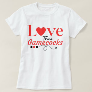 Love the Gamecocks Football Spirit, southern vibe Tシャツ