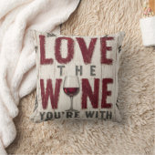 Love the Wine You're With クッション (ブランケット)