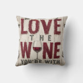 Love the Wine You're With クッション (裏面)