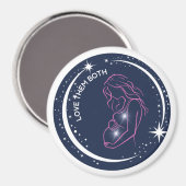 Love Them Both Pro-Life Mother 感動的ベビー マグネット (正面/裏面)