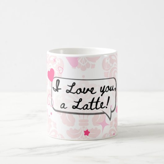 Love themed coffee mug with hearts コーヒーマグカップ (中央)