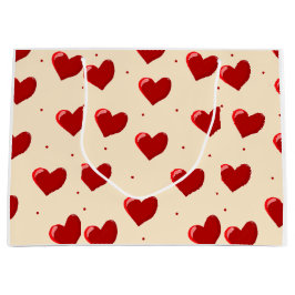 Love-Themed Gift Bag ラージペーパーバッグ
