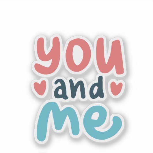 Love-Themed Sticker for iPad Cover シール (正面)