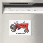 Love Those Old Tractors Postcard マグネット (インサイチュ (食洗機))