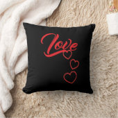 Love Throw Pillow クッション (ブランケット)