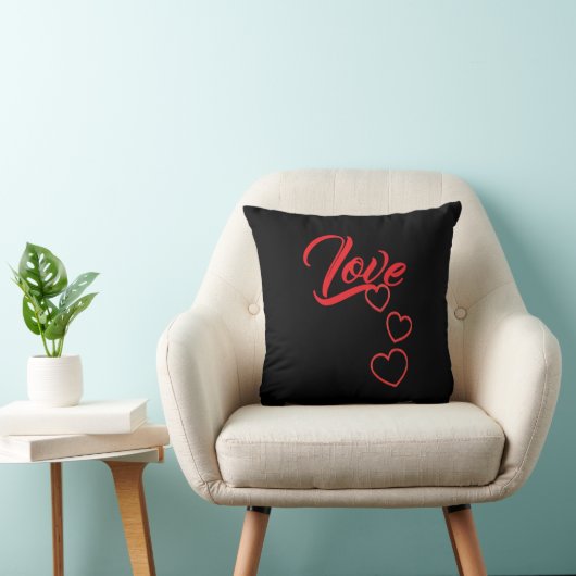 Love Throw Pillow クッション (椅子)