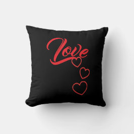Love Throw Pillow クッション