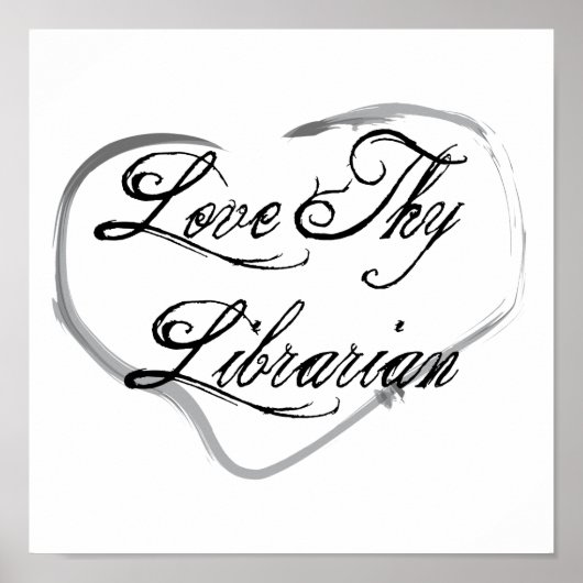 Love Thy Librarian ポスター (正面)