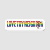 Love Thy Neighbor 名札 (正面)